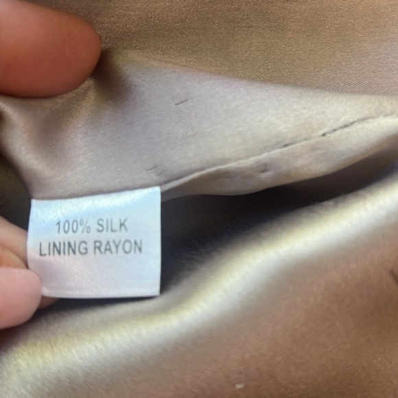 Parker Silk Chiffon Ruffle Beaded Sequin Mini Dress - Picture 9 of 10